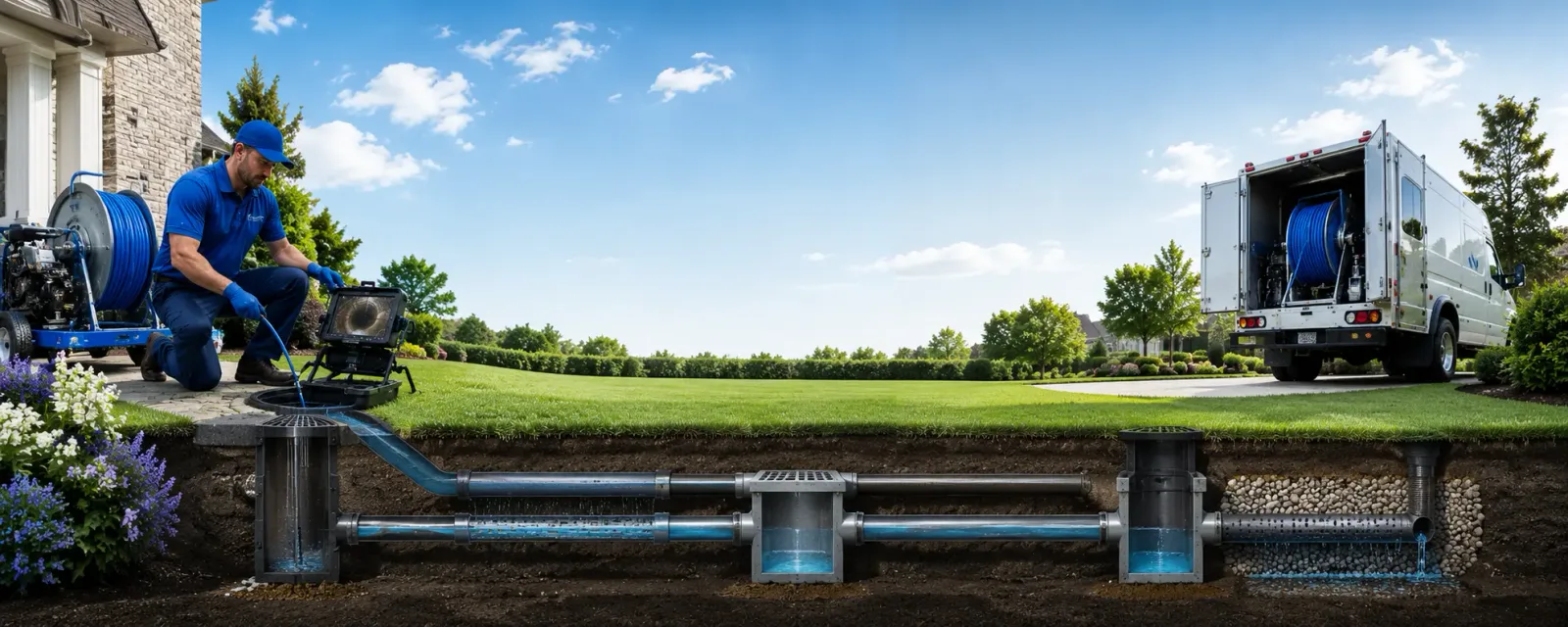 Outdoor drain cleaning information for Beverly, KY